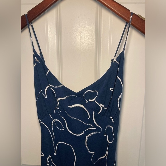 NWT Madewell Navy sundress with white design - Size 12 - Picture 3 of 3